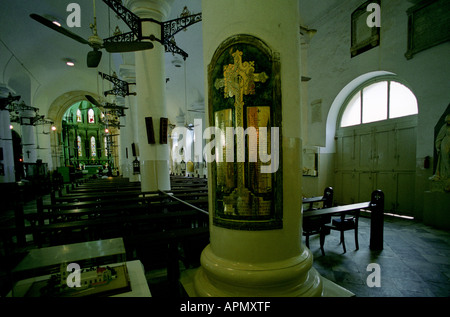 Inde MUMBAI BOMBAY 2006 CATHÉDRALE ST THOMAS Banque D'Images