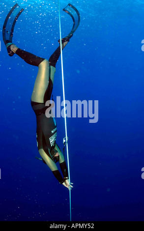 Championnats du monde DE PLONGÉE LIBRE Banque D'Images