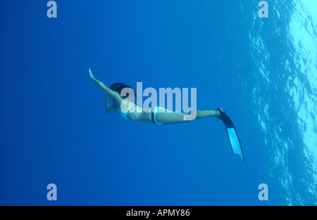 Championnats du monde DE PLONGÉE LIBRE Banque D'Images