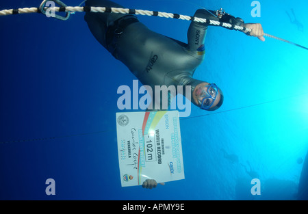Championnats du monde DE PLONGÉE LIBRE Banque D'Images
