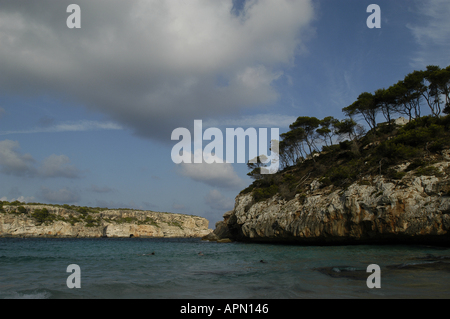 Calo des Moro, Mallorca, Espagne. Banque D'Images