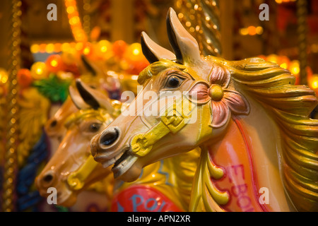 Cheval de carrousel Banque D'Images