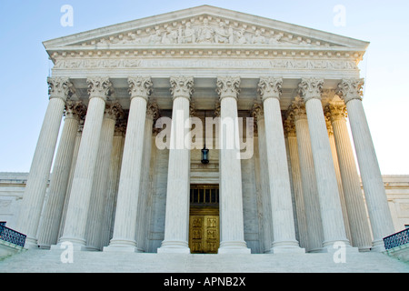 WASHINGTON DC, USA - US l'Édifice de la Cour suprême à Washington DC Banque D'Images