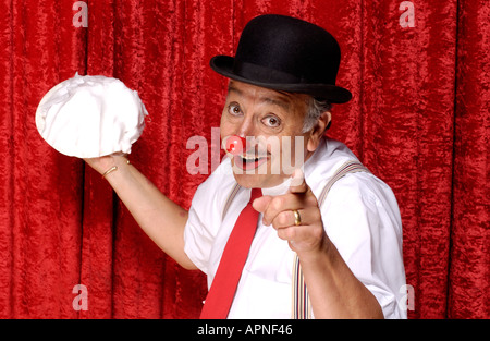 clown de cirque Banque D'Images