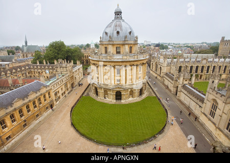 L'Oxford Radcliffe vue d'au-dessus de l'appareil photo Banque D'Images