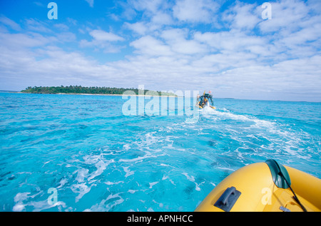 CAMEL TROPHY COURSE SUR LES SAMOA LES TONGA Banque D'Images