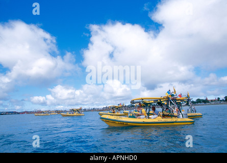 CAMEL TROPHY COURSE SUR LES SAMOA LES TONGA Banque D'Images
