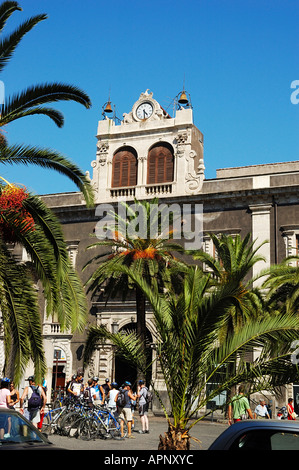 Palazzo Tezzano, Catane, Italie Banque D'Images