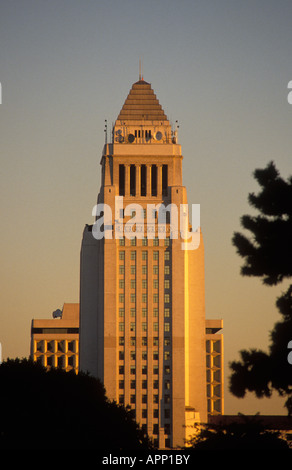 Hôtel de ville de Los Angeles dans le centre-ville de Los Angeles California USA Banque D'Images