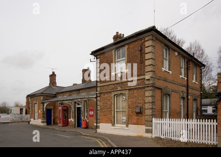 Ancienne gare ferroviaire Sawbridgeworth Ongar Volunteer Society, Ongar Essex GB UK Banque D'Images