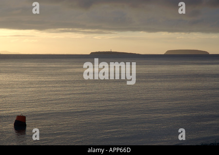 Canal de Bristol à l'aube Banque D'Images