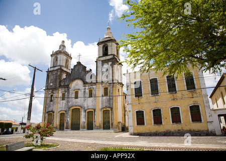 Igreja Matriz Nossa Senhora, Sao Christovao, près de Aracaju, Sergipe, Brésil Banque D'Images