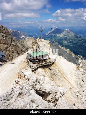 MONTE CRISTALLO. Les dolomites. L'Italie. Banque D'Images