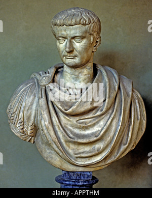 L'Empereur romain Tibère Auguste naissance Tiberius Claudius Nero 42 BC - AD 16 Rome Italie Italien Banque D'Images