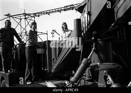 Le tournage Arnold Bennett Clayhanger séries TV sur l'ATV Elstree Studios backlot 1974 Banque D'Images