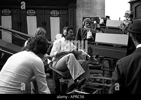 Le tournage Arnold Bennett Clayhanger séries TV sur l'ATV Elstree Studios backlot 1974 Banque D'Images