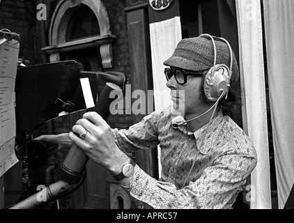 Le tournage Arnold Bennett Clayhanger séries TV sur l'ATV Elstree Studios backlot 1974 Banque D'Images