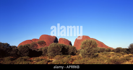 Les Olgas ou Kata Tjuta Uluru Kata Tjuta National Park Australie Territoire du Nord Banque D'Images