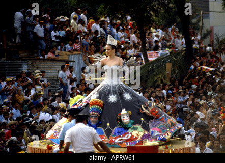 Reine carnaval à Barranquilla, Colombie, Amérique du Sud Banque D'Images