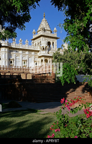 Mausolée Jaswant Thada, Jodhpur, Rajasthan, India Banque D'Images