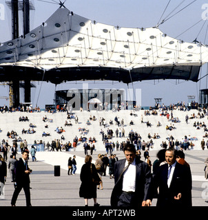 Paris La Défense La Grande La Grande Arche par Otto von Spreckelsen France Banque D'Images