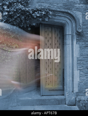 Fr - GLOUCESTERHIRE : Littledean les plus Hall maison hantée en Grande-Bretagne Banque D'Images