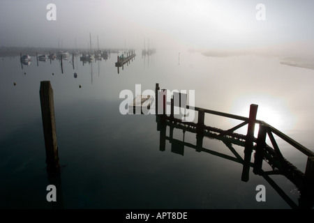 River Yar Yarmouth Île de Wight Angleterre UK Banque D'Images