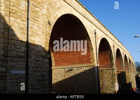 Viaduc de Mansfield sur White Hart Street. Banque D'Images