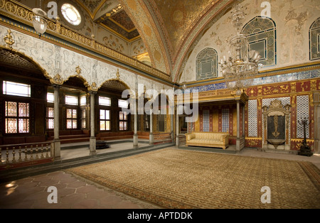 L'Imperial Hünkar Hall, Harem, le palais de Topkapi Banque D'Images