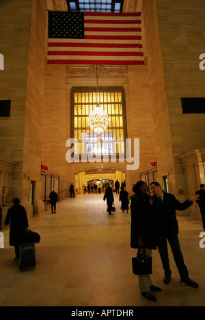 La gare Grand Central Terminal ou à Manhattan, New York Banque D'Images