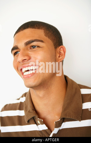Young man laughing Banque D'Images