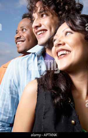 Portrait de trois jeunes amis Banque D'Images