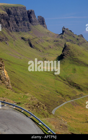 Highland Ecosse Ile de Skye Le Quiraing Banque D'Images