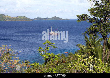 Tui Tai Croisières Aventure Fidji le cobia Island Ringgolds Banque D'Images