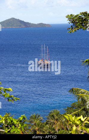 Tui Tai Croisières Aventure Fidji le cobia Island Ringgolds Banque D'Images