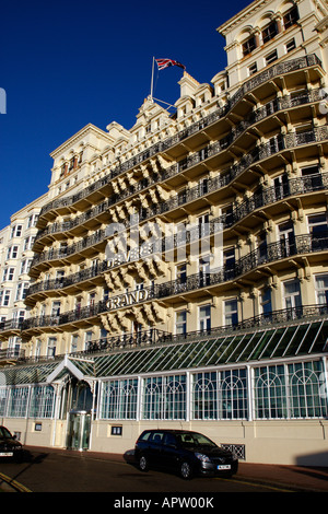 L'extérieur de l'hôtel 5 étoiles de vere grand hotel sur kings road brighton Sussex England uk Banque D'Images