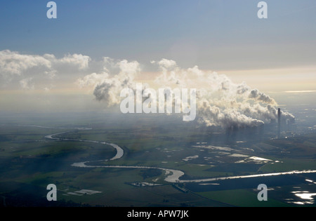 Drax Power Station, nr Selby, North Yorkshire, Angleterre Banque D'Images