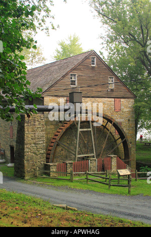 Run Rock Grist Mill, Susquehanna River State Park, havre de Grace, Maryland, USA Banque D'Images