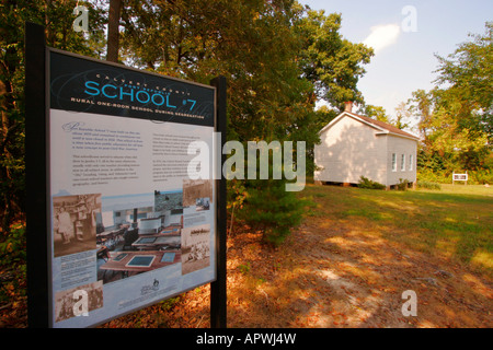 One Room School House, Port, Maryland, États-Unis Banque D'Images