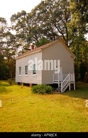 One Room School House, Port, Maryland, États-Unis Banque D'Images