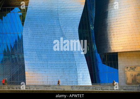Le Musée Guggenheim à Bilbao Espagne Banque D'Images
