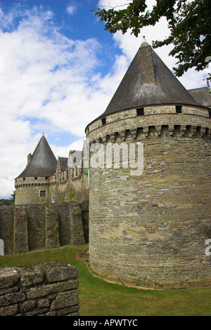 Château des Rohan, Pontivy, Morbihan, Bretagne, France Banque D'Images