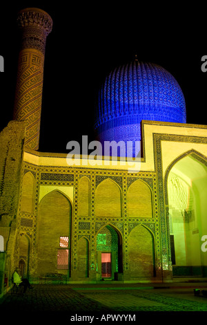 Guri Amir - le mausolée de Tamerlan à Samarkand Banque D'Images