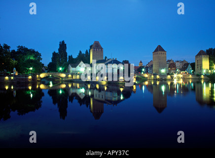 Les Ponts-Couverts, Strasbourg, Alsace, France Banque D'Images