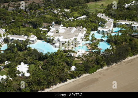 Sheraton Mirage Resort Four Mile Beach Port Douglas près de Cairns North Queensland Australie aerial Banque D'Images