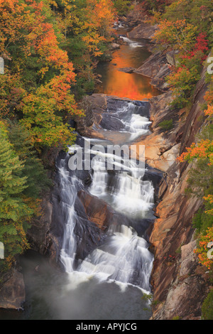 Parc national des Gorges de Tallulah, Tallulah Falls, New York, USA Banque D'Images