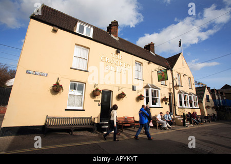 Essex Royaume-uni old leigh on sea the Crooked Billet public house Banque D'Images