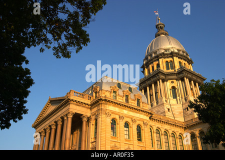 L'ILLINOIS Springfield Capitol Building grand dôme ouvert en 1877 Banque D'Images