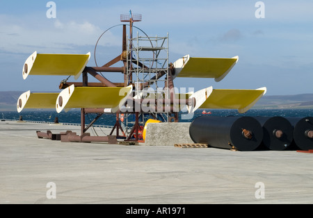 dh Tidal Generator ELECTRICITY UK alternative Sea orkney Energy scottish renouvelables POWER britain renouvelable Tide Banque D'Images