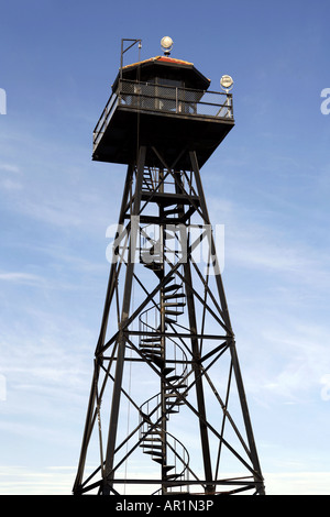 Tour de Garde, Alcatraz, San Francisco, California, USA Banque D'Images